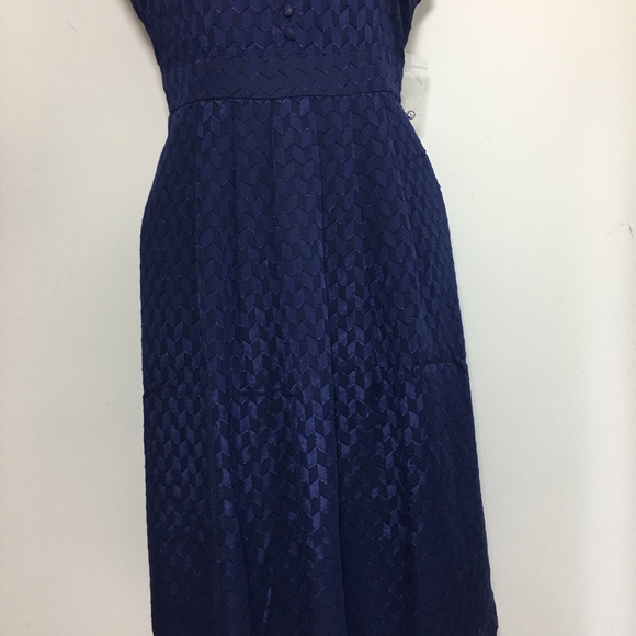 New ModCloth Blue Dress. A - Picture 5 of 8